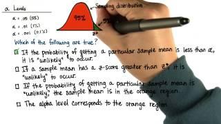 Alpha Levels - Intro to Inferential Statistics