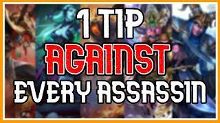 1 Tip Against EVERY ASSASSIN in SMITE!