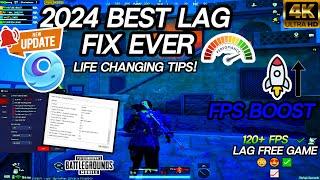 How To Boost FPS, FIX Lag And FPS Drops In PUBG Mobile In Gameloop Emulator 2024| Best Settings