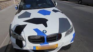 Camo Plasti Dip BMW e91 Flex Blue, Black, Grey