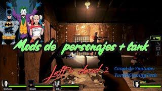 Gameplay |mods de personajes + tank para left 4 dead 2