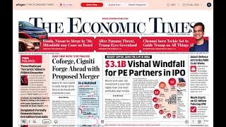 25 December 2024 | The Economic Times Newspaper | Daily Finance & Business News Analysis