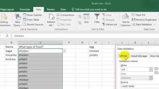 How to edit drop down list in Microsoft excel