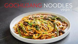 Vegan Gouchujang Noodles Recipe | How to make Korean Chili Paste Noodles!