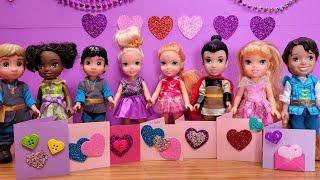 Valentine's day 2022 ! Elsa & Anna toddlers - preparations - Barbie