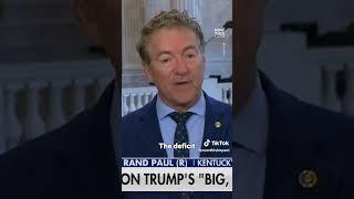Rand Paul Rages Over The Trump Tax Bill Record Debt — While Elon Cuts Nothing But Accountability 