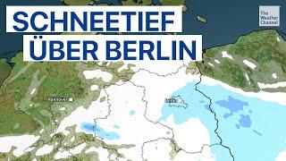 Dauerschneefall und Winterwetter in Deutschland