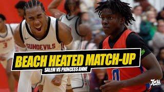 Beach District HEATED MATCH-UP!! Salem vs Princess Anne (H/L)