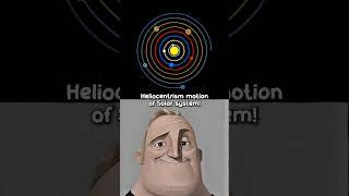 Heliocentric vs Geocentric models of Solar system! #shorts #space #virall #earth