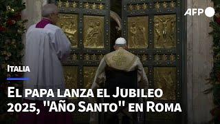 El papa lanza el Jubileo 2025, "Año Santo" en Roma | AFP