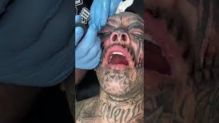  Would You Get Your Eyeballs Tattooed? questg #tattuba #tattoo #tattooartist #shorts #facetattoo