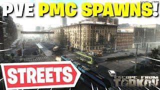 Escape From Tarkov PVE - All PMC Spawn Locations On Streets Of Tarkov