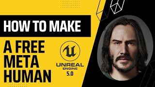 How to Create A FREE Metahuman for VTubing in Unreal Engine 5