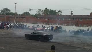 Greenfield Plaza Car meet up Sideshow (Burnouts, Drifting, Donuts)