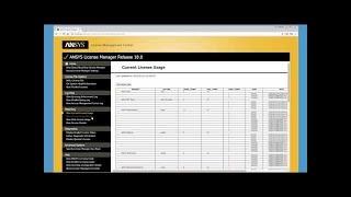 License Reporting in ANSYS License Management Center