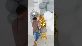 ARCO DE GLOBOS  (Guirnalda de globos) Gustavo gg