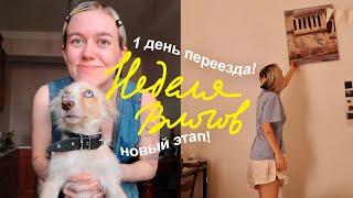 СНОВА ПЕРЕЕЗЖАЮ! и снова признаю свой нарциссизм | неделя влогов