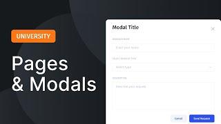 App builder - Structure: Pages and Modals in Jet Admin