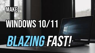 Speed up Windows 10/11 PC for MAX performance | Top 2024 Secrets