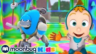 Over The Rainbow - Kids Video Subtitles | @ARPOTheRobot | Cartoons for Kids | Moonbug Literacy