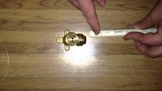 How to use gatorbite or sharkbite plumbing connection