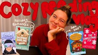 Cozy reading vlog ️🩵| Fun holiday reads