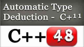 Automatic Type Deduction C++11 Feature | CPP Programming Video Tutorial