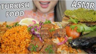 Turkish Food *ASMR No Talking Eating Sounds | N.E Let's Eat