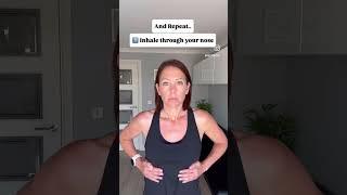 Improve your breathing technique with this simple 1-min exercise #breathing #diaphragm