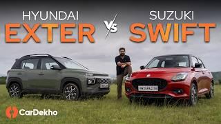 Maruti Swift vs Hyundai Exter: The Best Rs 10 Lakh Car is…?