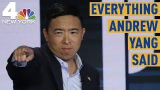 Everything Andrew Yang Said at the Democratic Debate in Miami | NBC New York