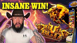 INCREDIBLE WIN on Bull Blitz Slot!  Amazing Turn Around and Big Jackpot!