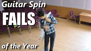 Guitar Spin FAILS of the Year 2017 | RockStar FAIL