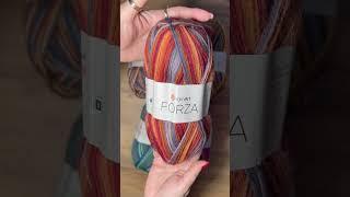 Носочная новинка от YarArt Forza #вязание #вязаниеспицами #YarnArt #YarnArtForza #wool #пряжа #sock