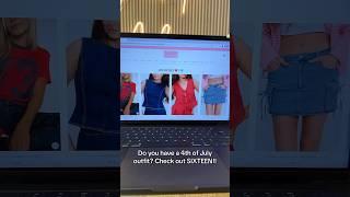 17 more days til the 4TH of JULY !!! ️ Don't wait to get your look!!! Go SHOP online!!! #sixteen