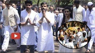 Funeral Ceremony Of Suneil Shetty’s Father Mr. Veerappa T Shetty