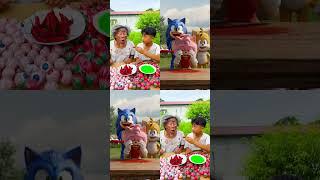 Sonic’s Wild Cake Challenge Gets Messy! #sonic #funnyshorts