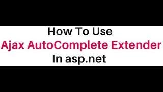 ajax control autocomplete extender in asp.net controls in c#