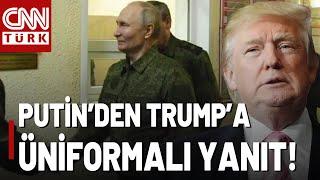 Trump Sonunda Putin'i Çıldırttı! Rus Lider Üniformayı Giyip "Haddini Bil" İması Yaptı!