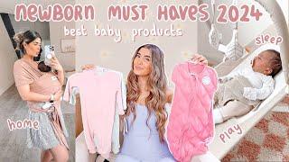 NEWBORN MUST HAVES 2024 *baby essentials for sleeping, playing + feeding*