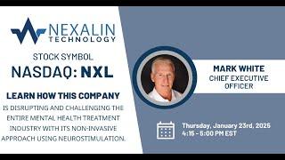 Nexalin Technology (Nasdaq: NXL) Investor Webinar - January 23, 2025