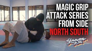 Zen Camp 2018: Superfirepower magic grip attack series from side north south with Aaron Ross