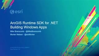 ArcGIS Runtime SDK for .NET: Building Windows Apps