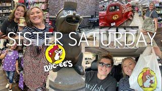 BUCEE'S SHOPPING + BIZARRE FOODS TASTE TEST! | SISTER SATURDAY vlog # 234