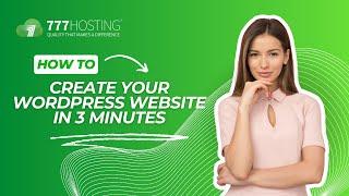 Wordpress Website in 3 Minutes