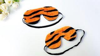  DIY sleep mask - How to make a simple sleep mask for eyes - Sleep mask pattern 