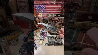 SOG Bowie 2.0 AUS8/TiNi (Stacked Leather Handle) #GodBlessOurVeterans!!! #shorts