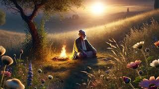 Rumi's Evening Reflections | Peaceful Flute Music in a Tranquil Meadow