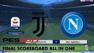 FINAL SCOREBOARD (All in One) Season 18/19 for Pes 2017