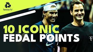 10 Iconic Federer vs Nadal Points 